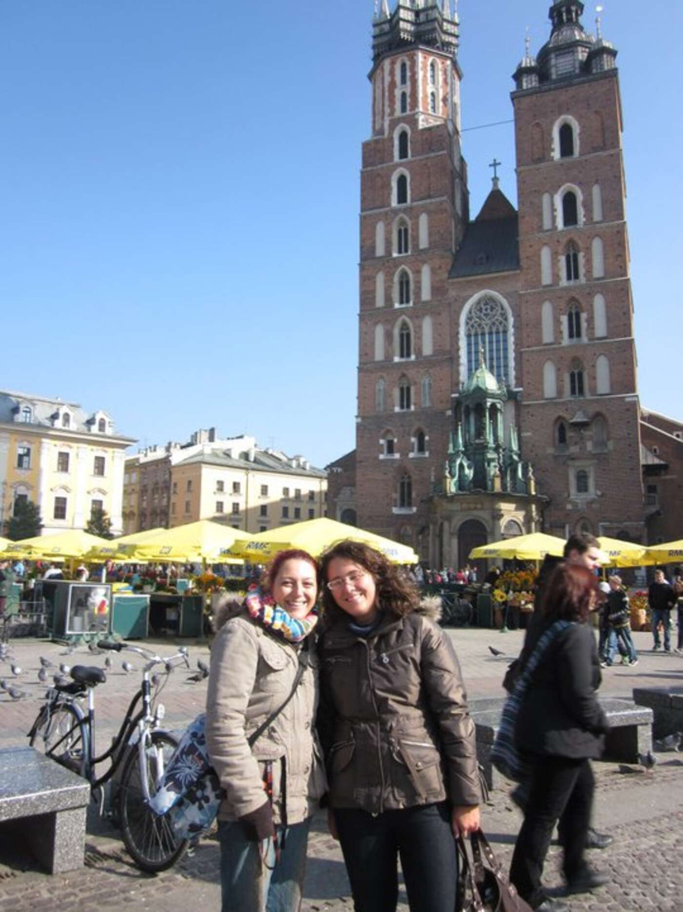 Vittoria und ich auf dem Rynek Glowny